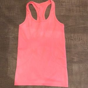 Coral Lulu Lemon racerback tank
